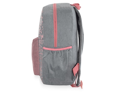 Foto 5 | Foto 5 | Mochila Pink Label Flores Gris Rosa