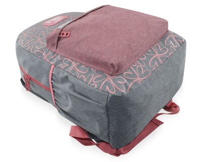 Foto 7 | Foto 7 | Mochila Pink Label Flores Gris Rosa
