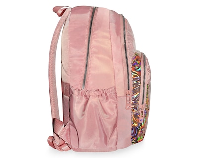 Foto 4 | Foto 4 | Mochila Pink Label Corazones Tornasol Rosa