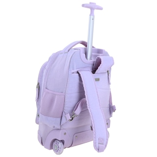 Foto 3 | Foto 3 | Mochila Grande Con Ruedas Led Lila 1818 Zilp