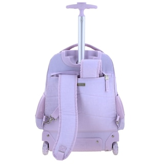 Foto 4 | Foto 4 | Mochila Grande Con Ruedas Led Lila 1818 Zilp