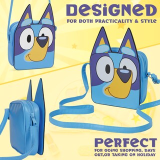 Foto 4 | Foto 4 | Bolso Bandolera Purse Bluey Para Niñas Y Adolescentes, Color Azul - Venta Internacional.