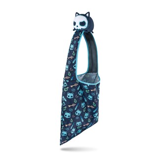 Foto 1 | Foto 1 | Bolsa De Peluche Teeturtle Con Forma De Calavera Azul Oscuro Con Felpa - Venta Internacional.
