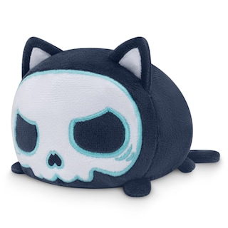 Foto 3 | Foto 3 | Bolsa De Peluche Teeturtle Con Forma De Calavera Azul Oscuro Con Felpa - Venta Internacional.