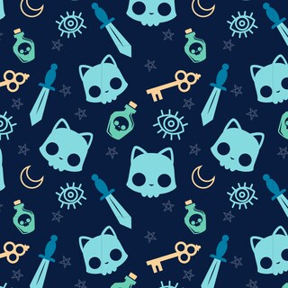 Foto 6 | Foto 6 | Bolsa De Peluche Teeturtle Con Forma De Calavera Azul Oscuro Con Felpa - Venta Internacional.