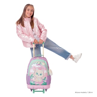 Foto 2 | Foto 2 | Mochila Grande Con Ruedas Reforzada | 29 L Queen Cat L