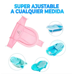 Foto 3 | Foto 3 | Soporte para Tina de Bebé Respaldo Bañera Antideslizante Azul