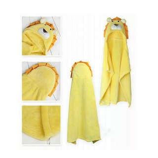Foto 3 | Foto 3 | Toalla para Bebé BELUG color Amarillo de Animales Divertidos Franela Frazada