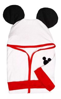 Foto 2 | Foto 2 | Batita de Baño Chiqui Mundo Capucha Cinturón Disney Blanca para Niños