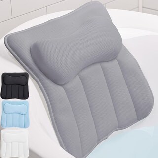 Foto 1 | Foto 1 | Almohada De Baño Gorilla Grip Mesh Para Bañera Con Ventosas Gris - Venta Internacional.