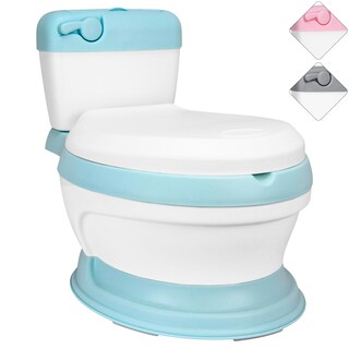 Foto 1 | Foto 1 | Baño Entrenador Para Niños Antideslizante Con Asiento Acolchado Diseño Realista - Azul