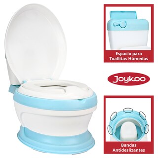 Foto 3 | Foto 3 | Baño Entrenador Para Niños Antideslizante Con Asiento Acolchado Diseño Realista - Azul
