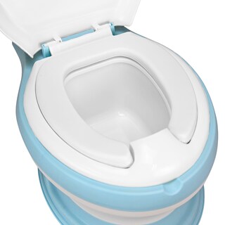 Foto 6 | Foto 6 | Baño Entrenador Para Niños Antideslizante Con Asiento Acolchado Diseño Realista - Azul