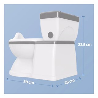 Foto 3 | Foto 3 | Entrenador Para Ir Al Baño Para Bebés Con Sonido De Descarga Eo Safe Imports Esi-21156 Gris