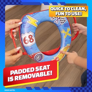 Foto 5 | Foto 5 | Asiento Para Ir Al Baño Hot Wheels Soft Con Gancho De Almacenamiento Para Niños Pequeños - Venta Internacional.
