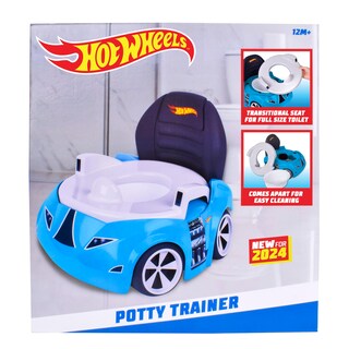 Foto 6 | Foto 6 | Inodoro Para Ir Al Baño Hot Wheels, Coche De Carreras Azul, Más De 12 M - Venta Internacional.