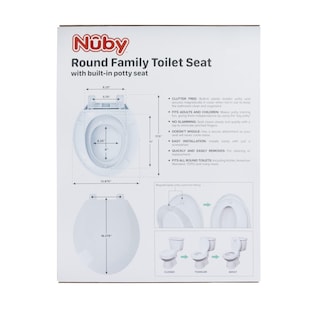 Foto 6 | Foto 6 | Asiento De Inodoro Nuby Family Con Soporte Para Ir Al Baño Para Inodoros Redondos - Venta Internacional.