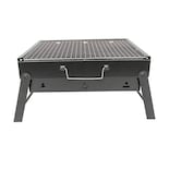 Asador Parrilla De Carbón Portátil Color Negro