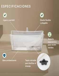 Foto 3 | Foto 3 | Paquete De Bañera Stokke Flexi Bath Mas Stand - Sandy Beige