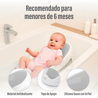 Foto 3 | Foto 3 | Bebbly Soporte Para Bañera De Bebé Antideslizante Con Base Ergonómica Reclinada Para Recién Nacido Ideal Para Baño Seguro