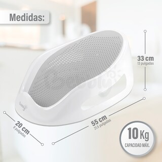 Foto 5 | Foto 5 | Bebbly Soporte Para Bañera De Bebé Antideslizante Con Base Ergonómica Reclinada Para Recién Nacido Ideal Para Baño Seguro