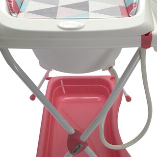 Foto 2 | Foto 2 | Bañera para Bebé Prinsel Milan Triángulos color Coral