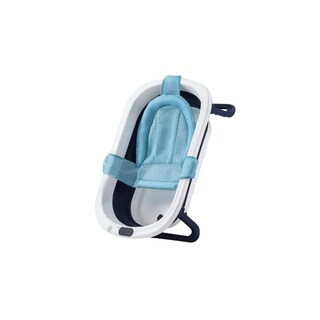 Foto 1 | Foto 1 | Bañera para Bebé Belug color Azul Plegable con Cojín y Termómetro