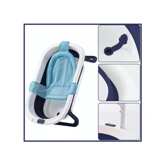 Foto 2 | Foto 2 | Bañera para Bebé Belug color Azul Plegable con Cojín y Termómetro