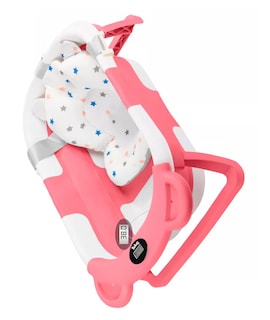 Foto 2 | Foto 2 | Bañera Plegable Rosa con Cojín Antideslizante y Termómetro para Bebe