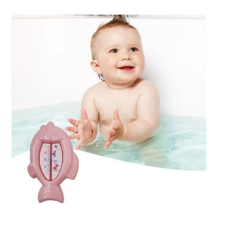 Foto 3 | Foto 3 | Termómetro De Agua Para Bañera De Plástico Abs Con Forma De Pez Rosa - Venta Internacional.