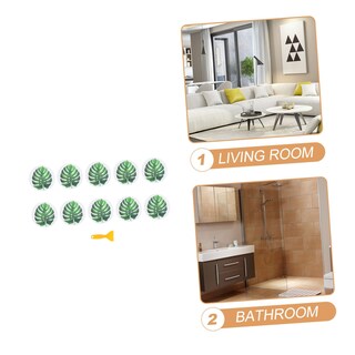 Foto 2 | Foto 2 | Set De Calcomanías Antideslizantes Para Bañera Feltechelectr Con Diseño De Hojas - Venta Internacional.