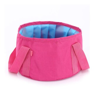 Foto 3 | Foto 3 | Bolsa De Baño Plegable Para Remojar Los Pies Portátil Para Niños Rosa Roja - Venta Internacional.