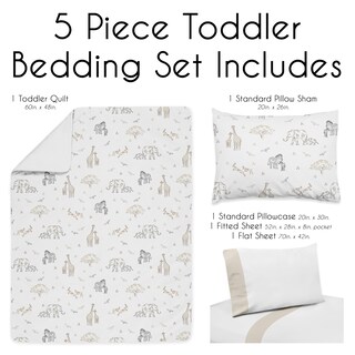 Foto 3 | Foto 3 | Ropa de Cama Sweet Jojo Designs Jungle Safari Animals para Niños - Venta Internacional