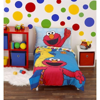 Foto 2 | Foto 2 | Juego de Edredón Sesame Street 4 Piezas-Venta Internacional