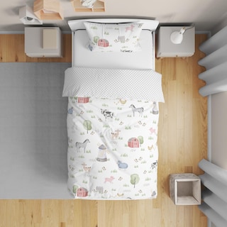 Foto 2 | Foto 2 | Juego de Ropa de Cama Sweet Jojo Diseño Animales de Granja 5 Piezas - Venta Internacional