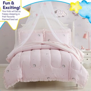 Foto 3 | Foto 3 | Juego de Ropa para Cama Sweet Home Collection Rainbow Unicorn - Venta Internacional