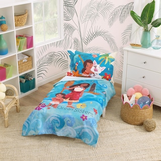 Foto 1 | Foto 1 | Juego De Cama Para Niños Pequeños Nojo Disney Moana 2 Ocean Sisters, 4 Piezas - Venta Internacional.
