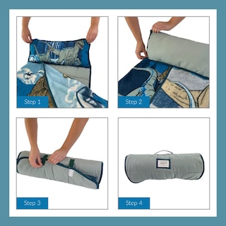 Foto 7 | Foto 7 | Alfombrilla De Siesta Para Niños Pequeños Jurassic World, 60 X 115 Cm, Con Almohada Y Manta - Venta Internacional.
