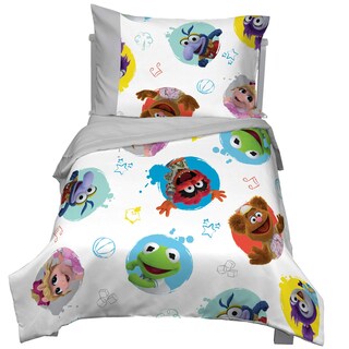 Foto 5 | Foto 5 | Juego De Cama Para Niños Pequeños Disney Muppet Babies Friendship, 4 Piezas - Venta Internacional.