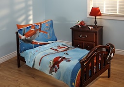 Juego De Ropa De Cama Para Niños Pequeños Disney Planes Let's Soar, 4 Piezas - Venta Internacional.