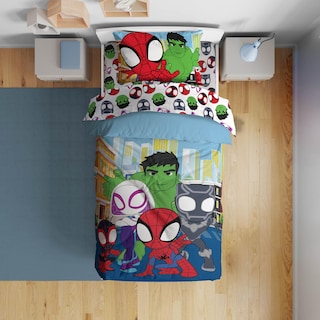 Foto 1 | Foto 1 | Set De Edredón Para Niños Pequeños Sunny Side Up Marvel Spidey & Friends - Venta Internacional.