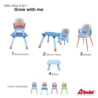 Foto 4 | Foto 4 | Silla Periquera D Bebe Grow With Me 4 En 1