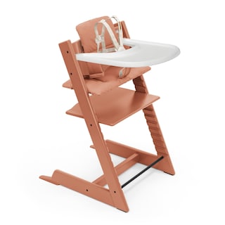 Foto 1 | Foto 1 | Trona Stokke Tripp Trapp 2 De Terracota Con Cojín Y Bandeja - Venta Internacional.