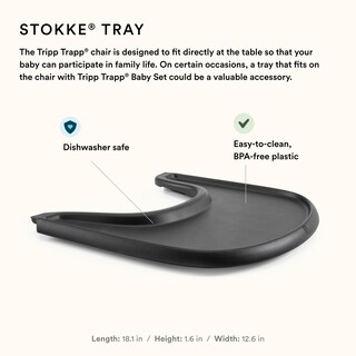 Foto 4 | Foto 4 | Trona Stokke Tripp Trapp 2 Con Cojín Y Bandeja Negra - Venta Internacional.