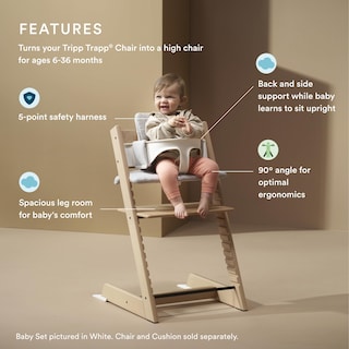 Foto 2 | Foto 2 | Trona Stokke Tripp Trapp Baby Set 2 Storm Grey 6-36 M - Venta Internacional.