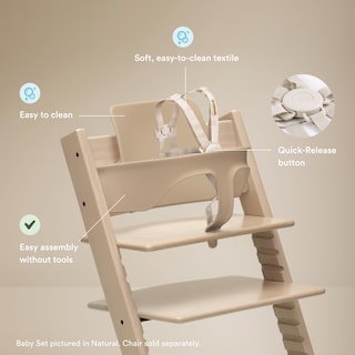 Foto 3 | Foto 3 | Trona Stokke Tripp Trapp Baby Set 2 Storm Grey 6-36 M - Venta Internacional.
