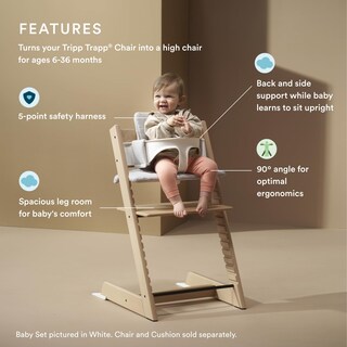 Foto 2 | Foto 2 | Trona Stokke Tripp Trapp Baby Set 2 Serene Pink 6-36 M - Venta Internacional.