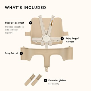 Foto 4 | Foto 4 | Trona Stokke Tripp Trapp Baby Set 2 Serene Pink 6-36 M - Venta Internacional.