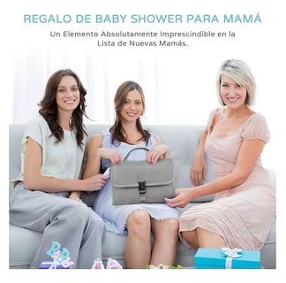 Foto 4 | Foto 4 | Cambiador De Bebé Impermeable Belug Portátil Artículos Para Bebes, Gris
