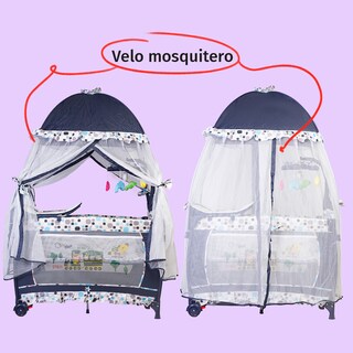 Foto 2 | Foto 2 | Starkids Cuna Corral Draco Con Toldo Azul Marino